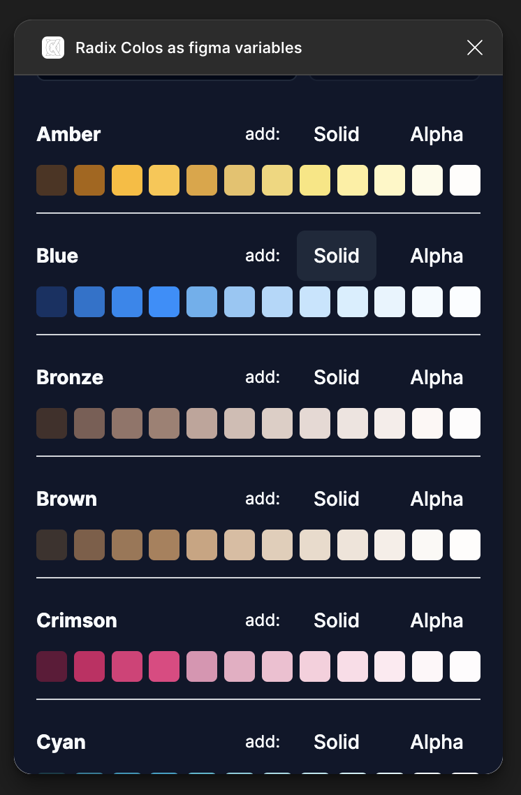 Radix Plugin Full UI